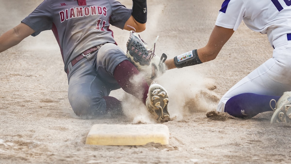 Softball catcher behind home plate Sydney Stewart AUSL Golden Ticket