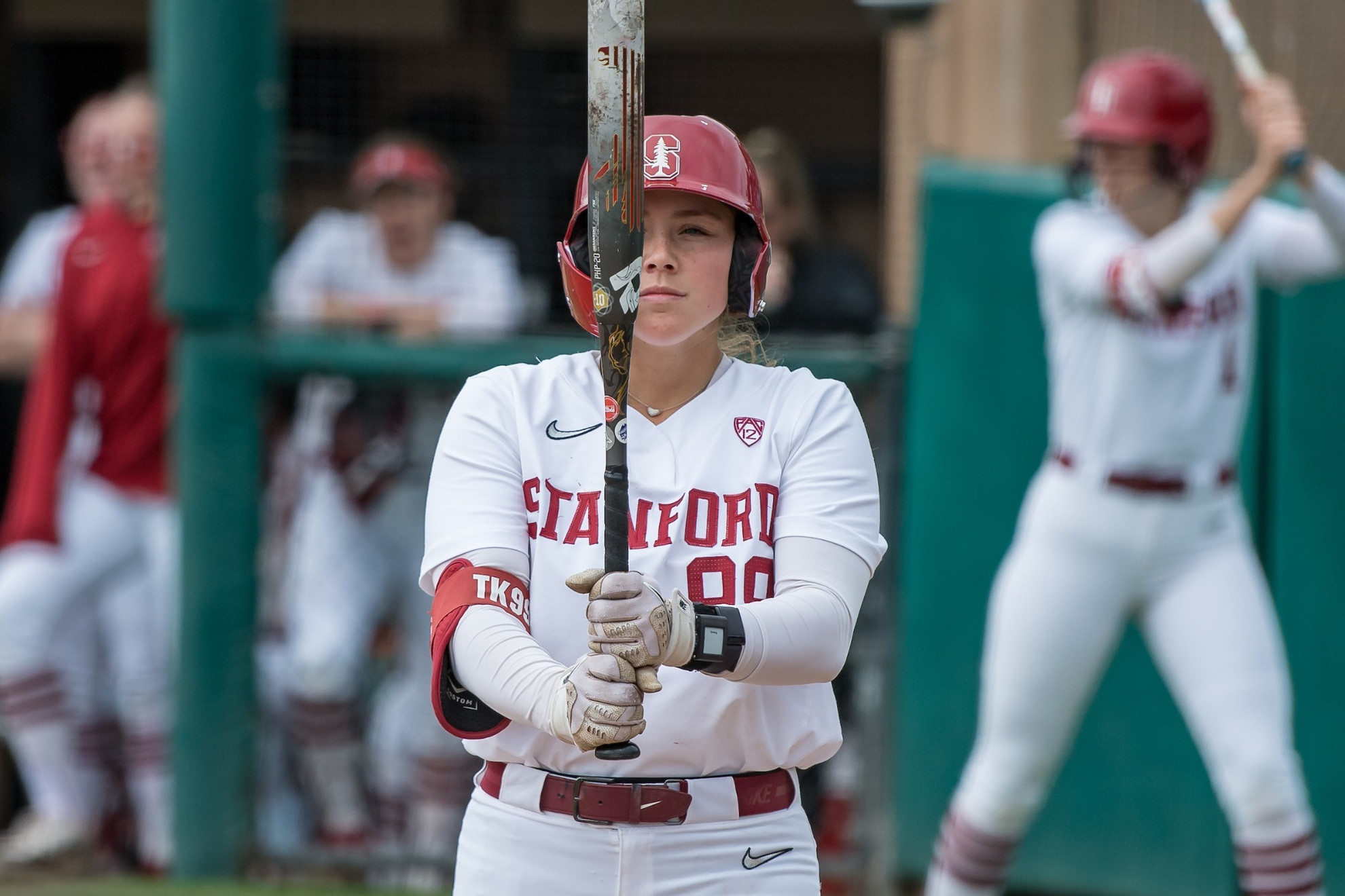 Taryn Kern batting for Stanford softball in 2026 AUSL Golden Ticket season