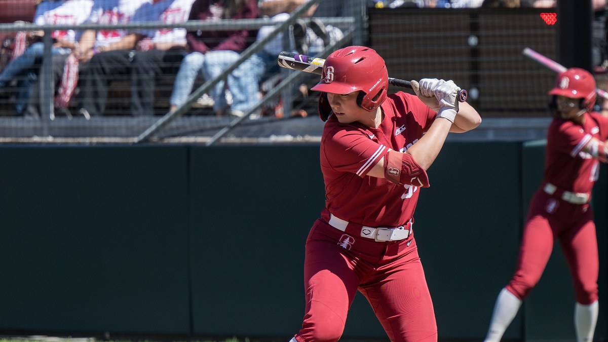 Stanford's Taryn Kern in the batter's box
