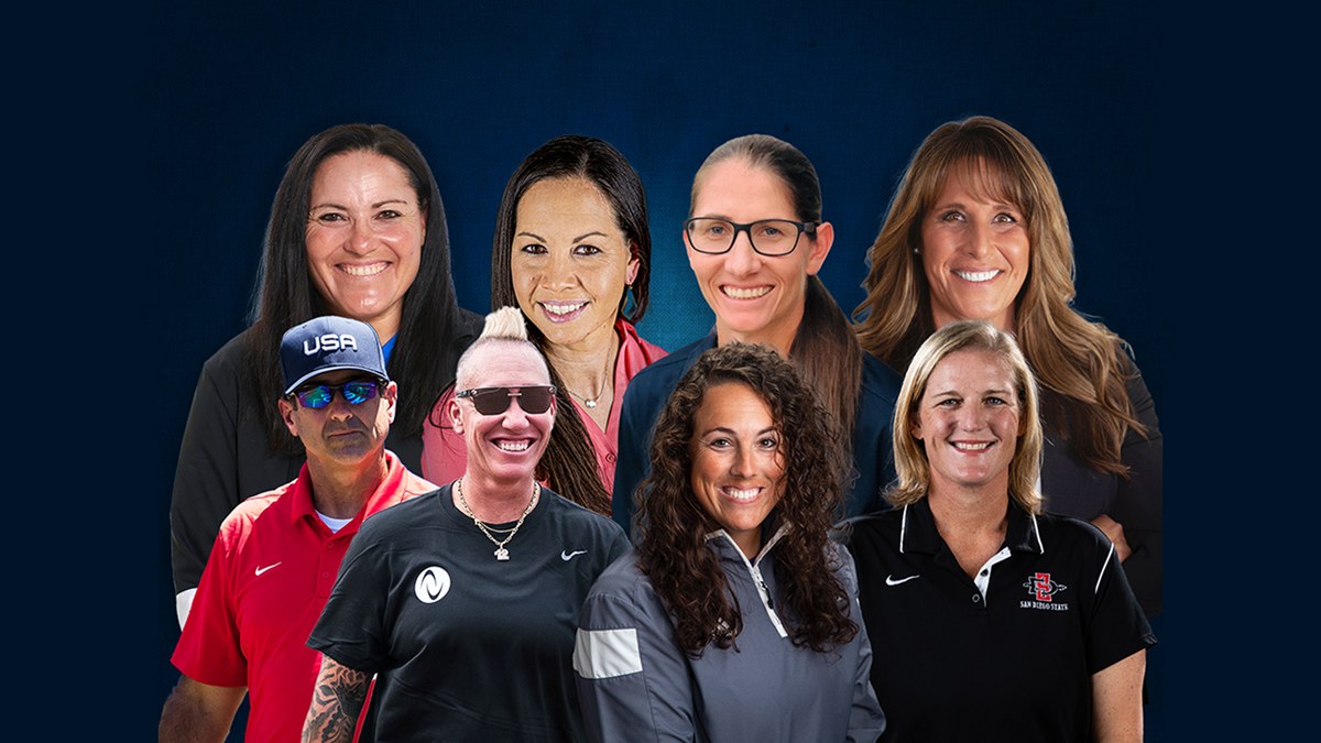 Group portrait of the inaugural AUSL general managers and head coaches
